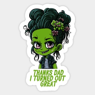 Thanks Dad Sticker